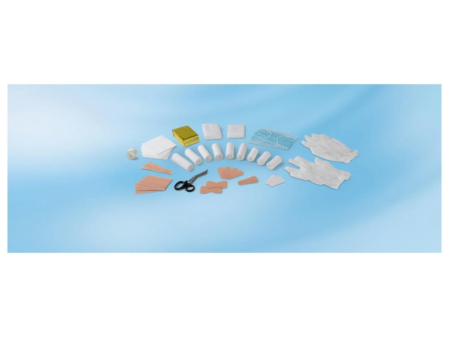 sensiplast Trousse de premiers secours, 44 pices