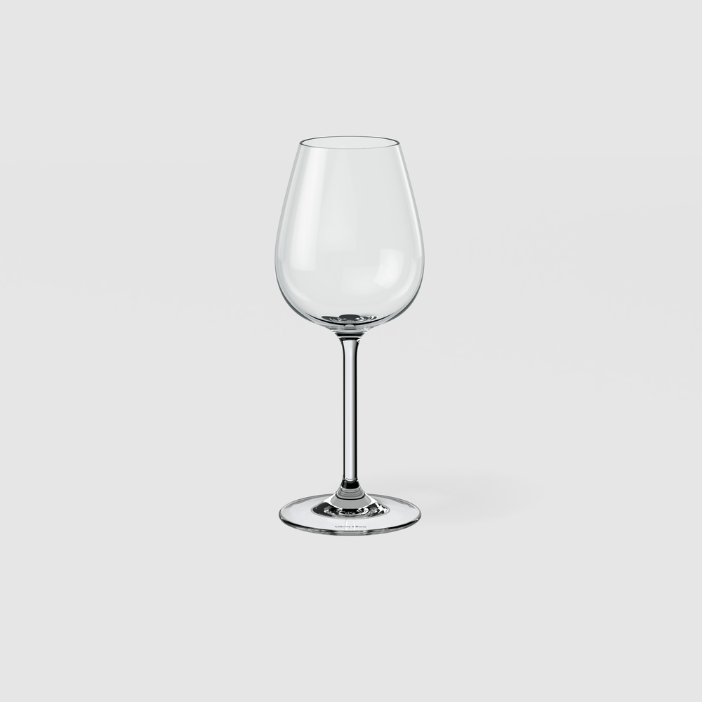 Purismo White wine glass - Clear, 13.6 oz, crystal glass
