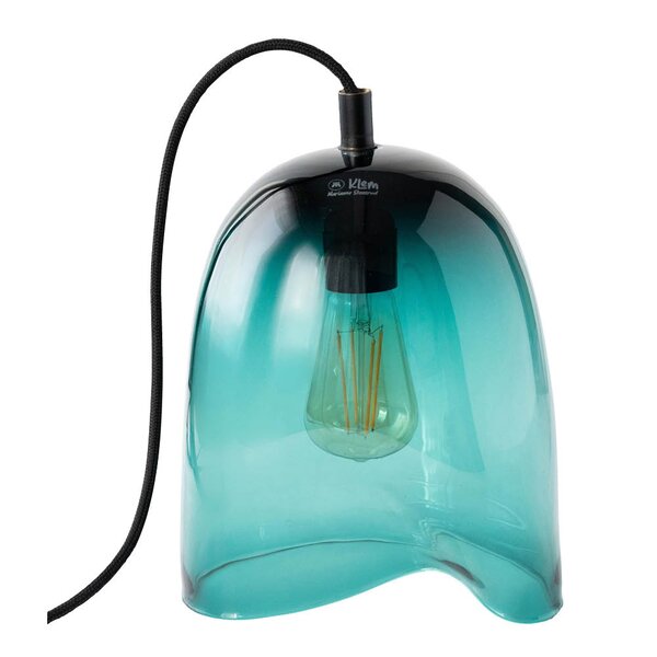 Klem lampe medium 28 cm lagune