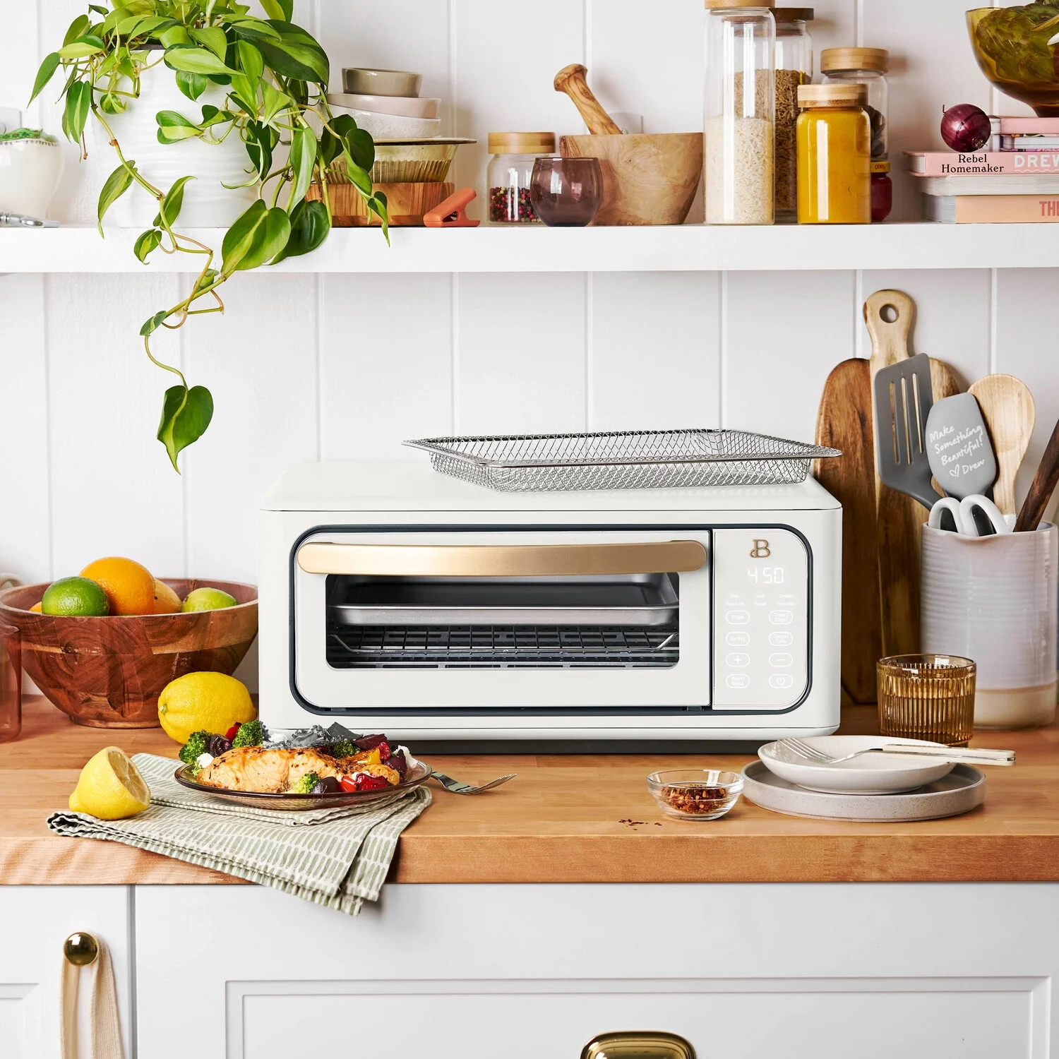 Infrared Air Fryer Toaster Oven, 9-Slice, 1800 W, White Icing by (White Icing) - Image 4