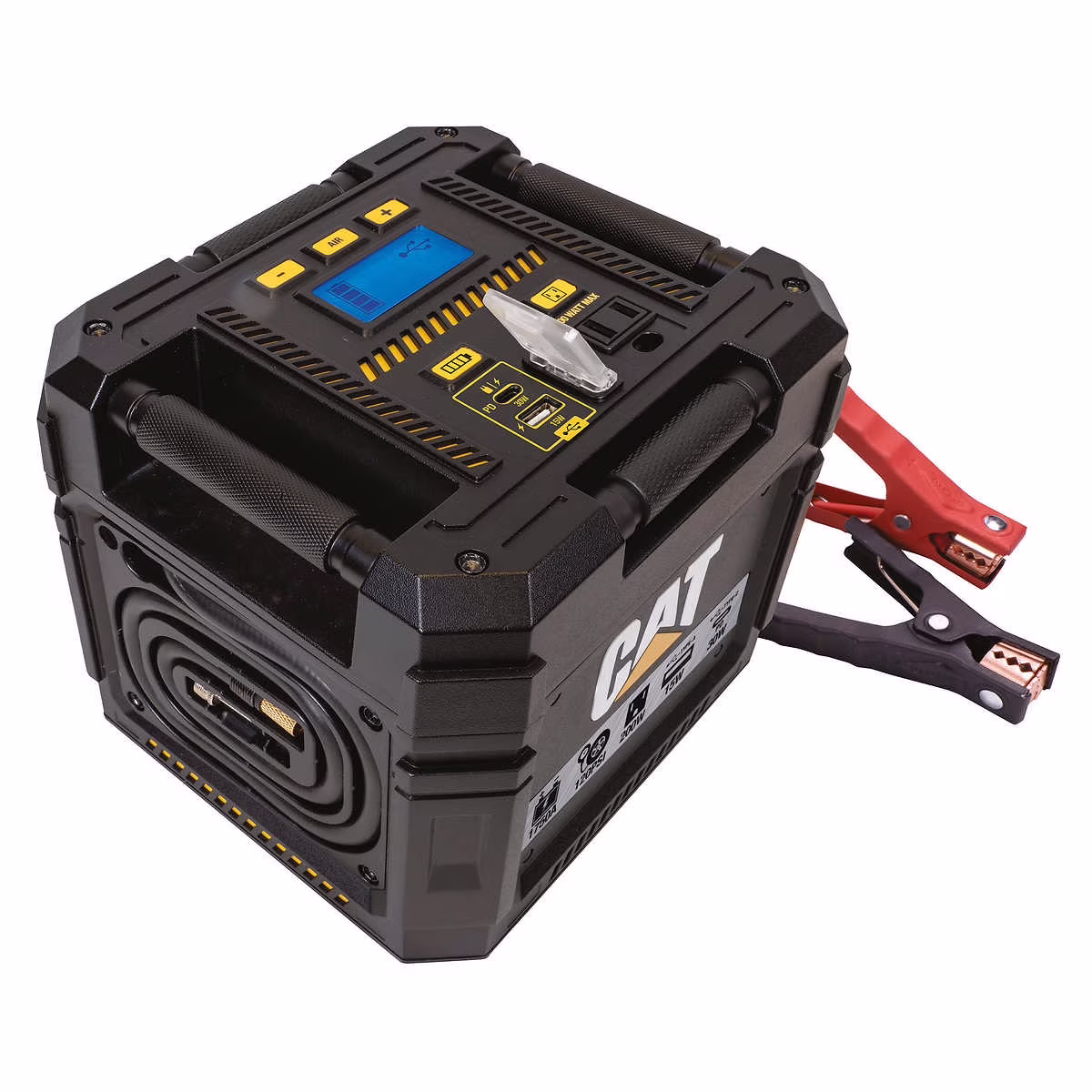 Cube 1750A Jump Starter, 200W Inverter, 120 PSI Compressor