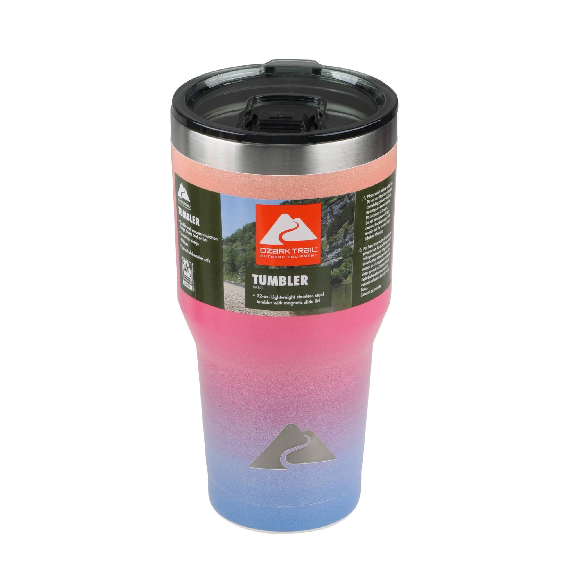 Ozark Trail 32 oz Vacuum Insulated Stainless Steel Tumbler-Gradient, Size: 32 fl oz
