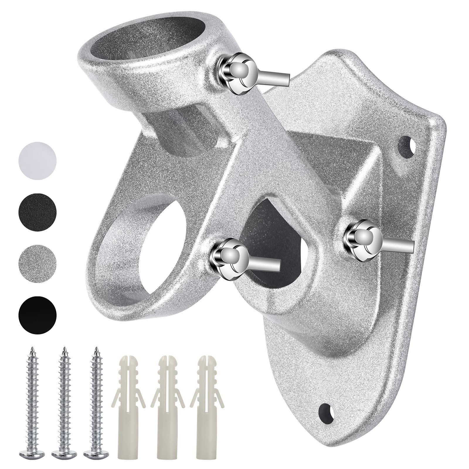 Haoridul Flag Holder, Flag Bracket, Heavy Duty House Flag Pole Holder Bracket, Aluminum Mount - Stainless Steel Hardware - Strong and Rust Proof - 1