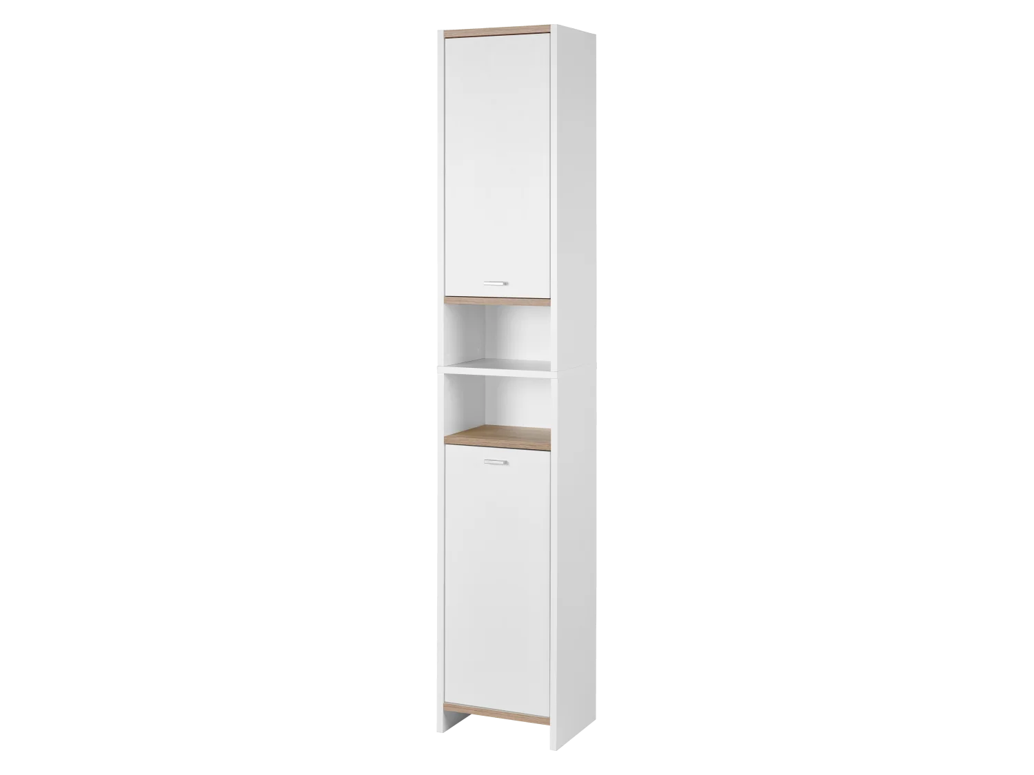 LIVARNO home Colonne de salle de bains, 34,2 x 186,2 x 28 cm, blanche/imitation chne