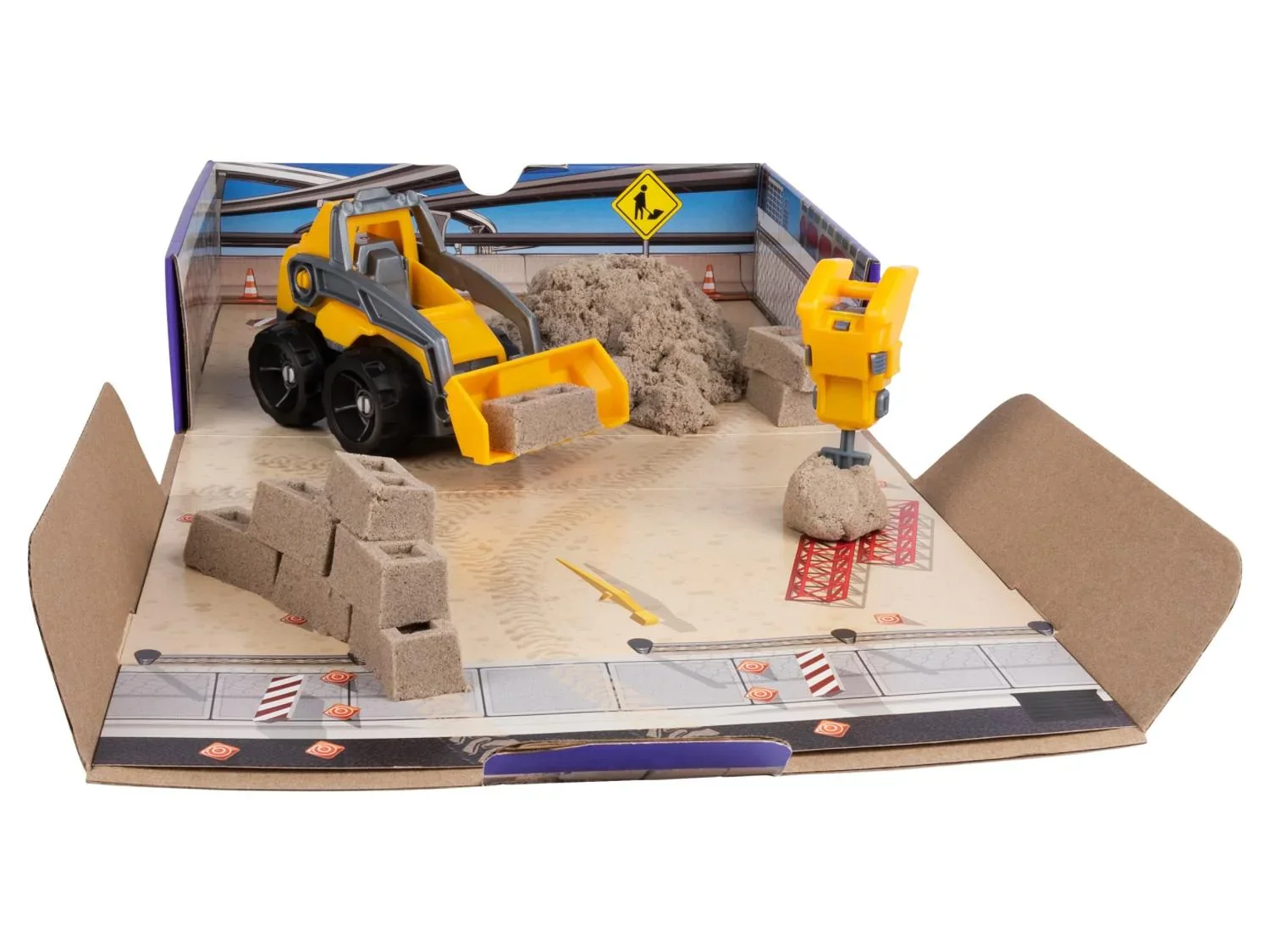 Kinetic Sand Coffret Creuser et dmolir