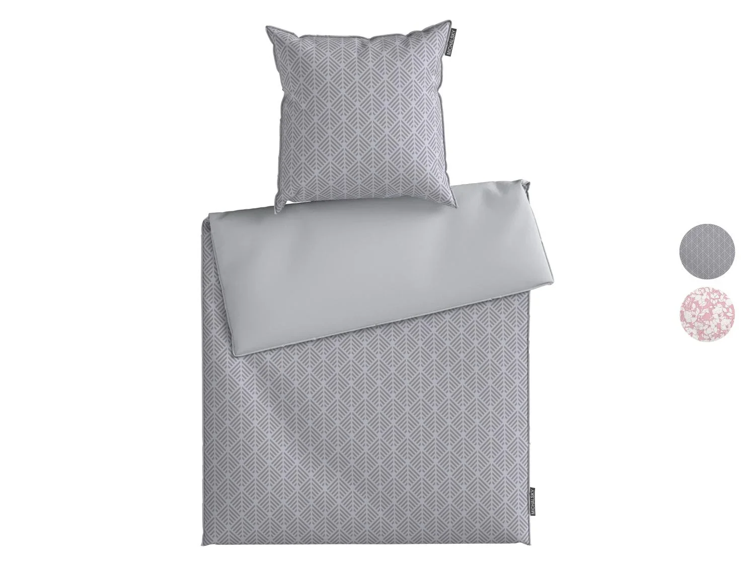 Michalsky Parure de lit rversible en satin, 140 x 200 cm