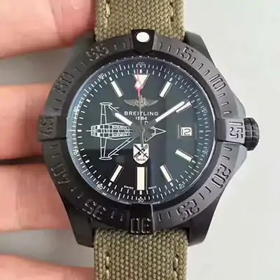 Breitling Avenger II Seawolf Boelcke M173316Y / BE72 GF Factory Black Dial