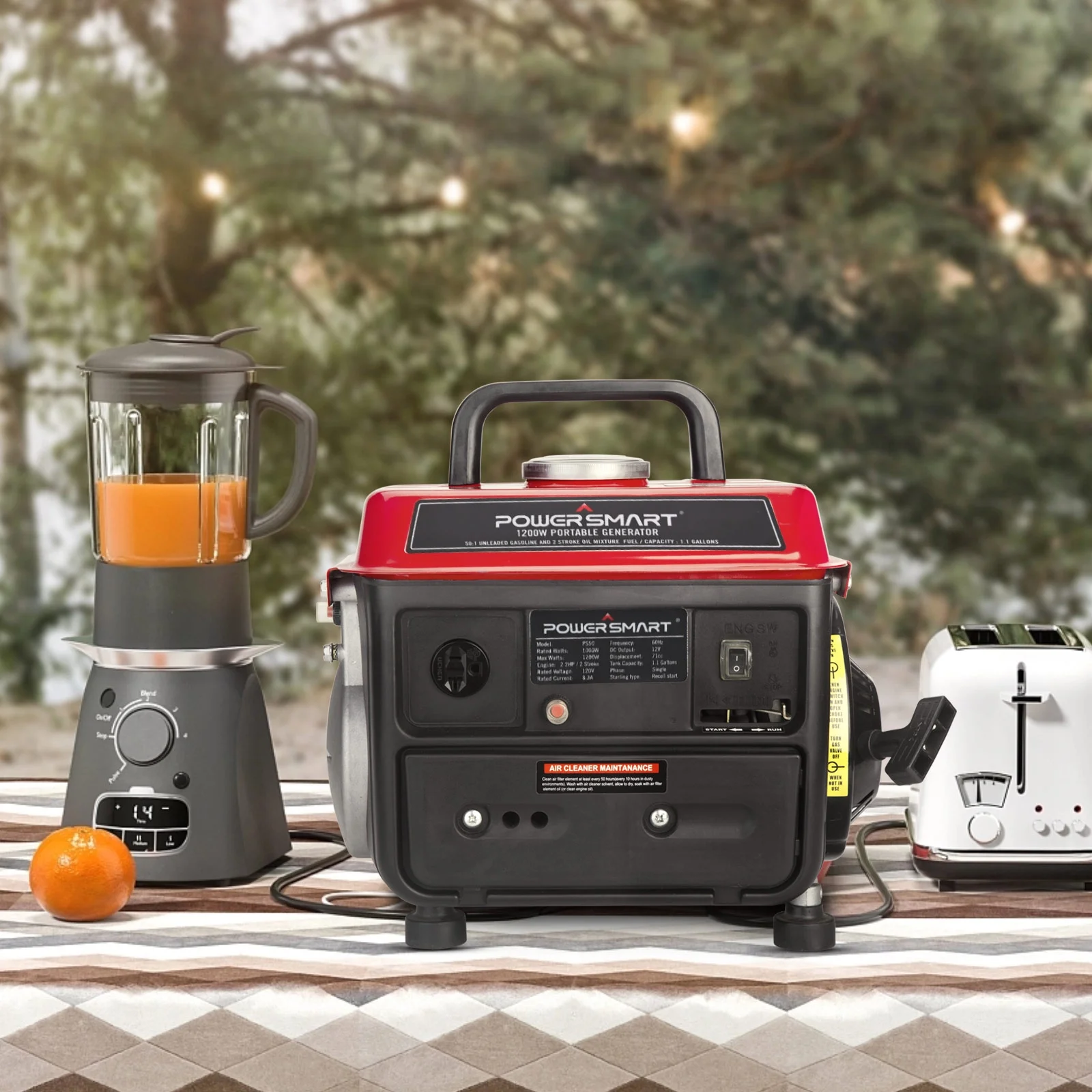1200 Watts Gasoline Powered Portable Outdoor Inverter Generator,PS50 Image 6