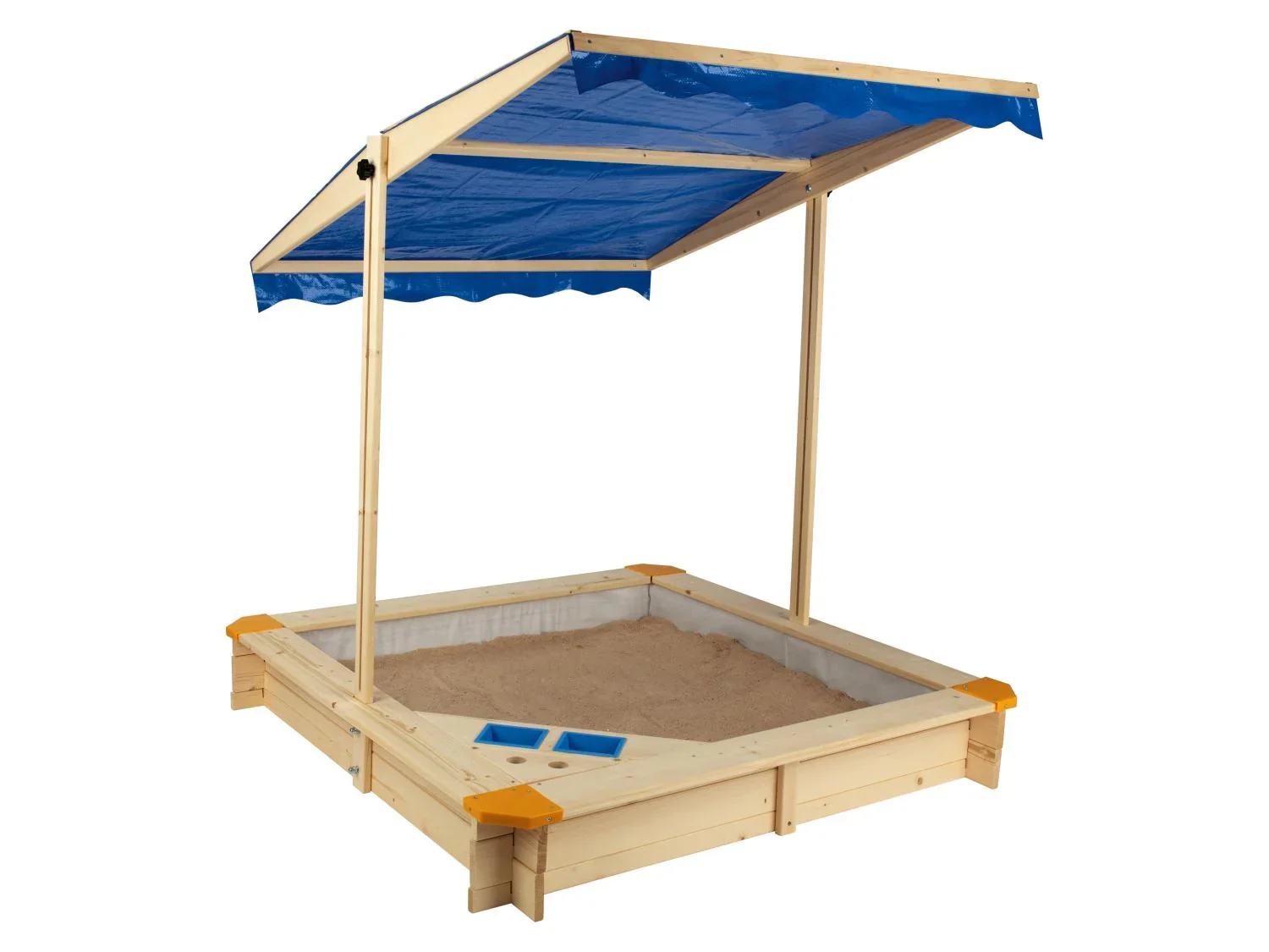 Playtive Bac  sable avec toit et glacier
