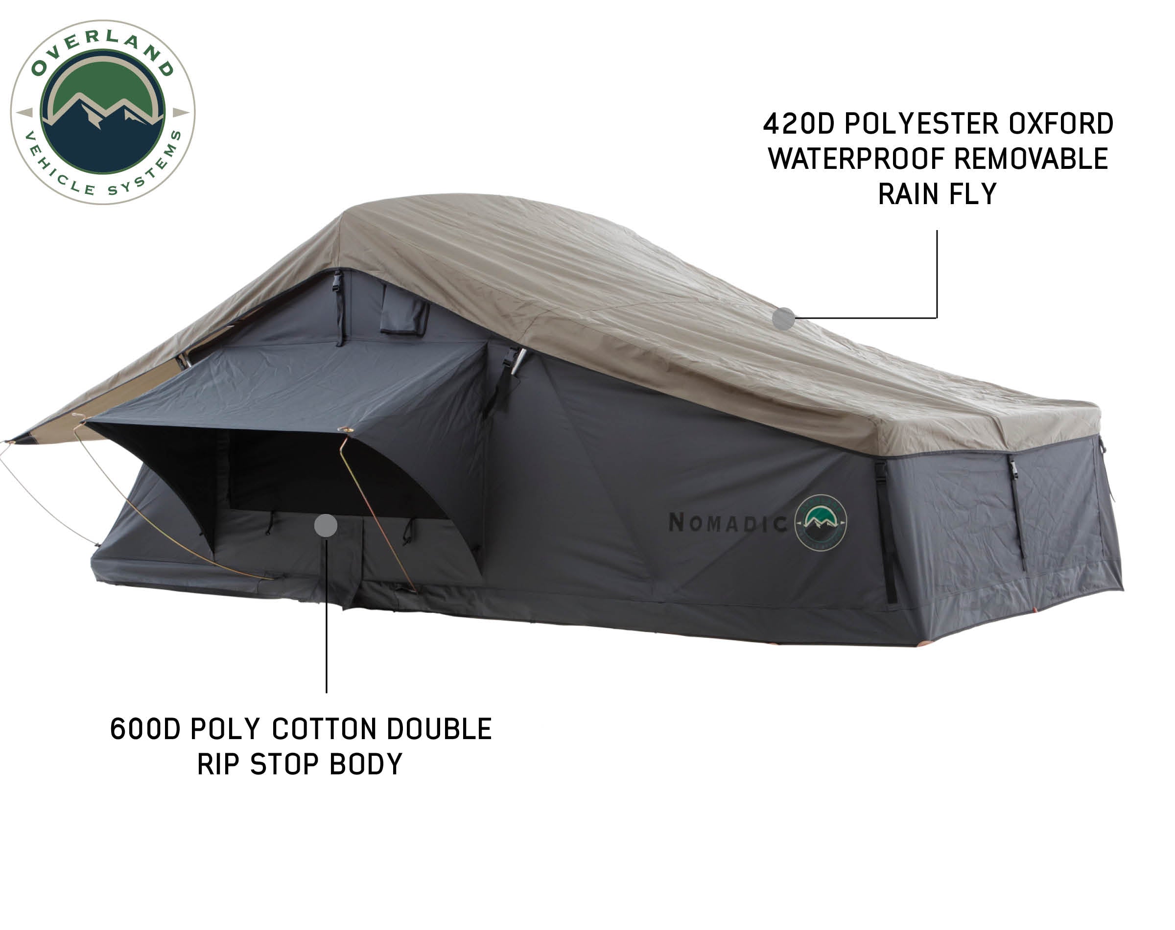 Tente de toit étendue Nomadic 4