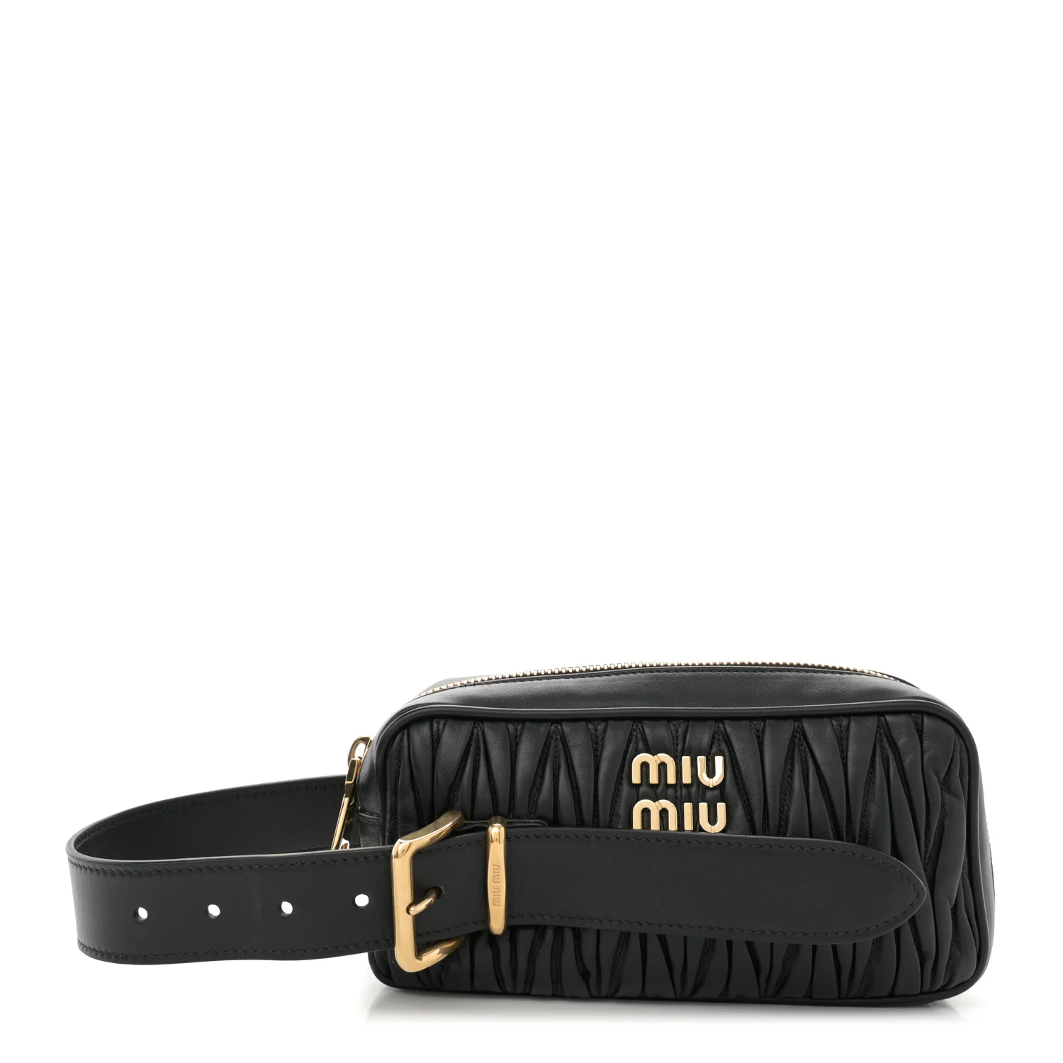 Nappa Matelasse Business Clutch Black