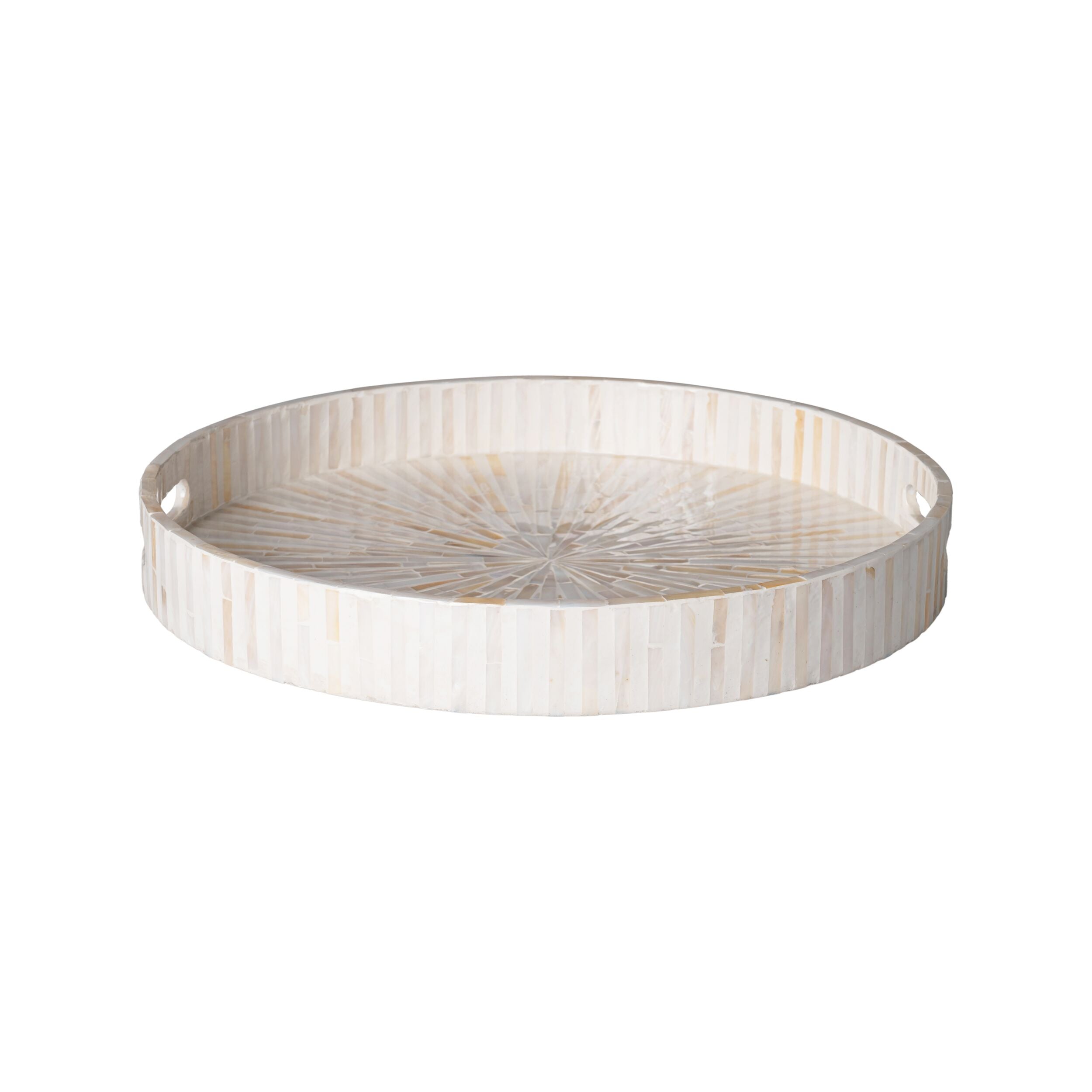 Samal Capiz Round Tray