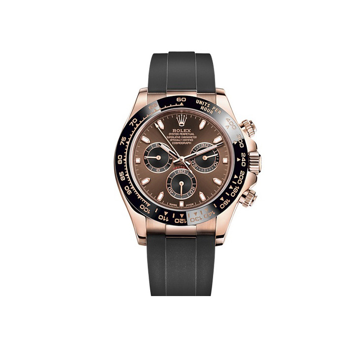 [Super Clone]Rolex Cosmograph Daytona  40mm Chocolate Dial Rose Gold  m126515LN-0010