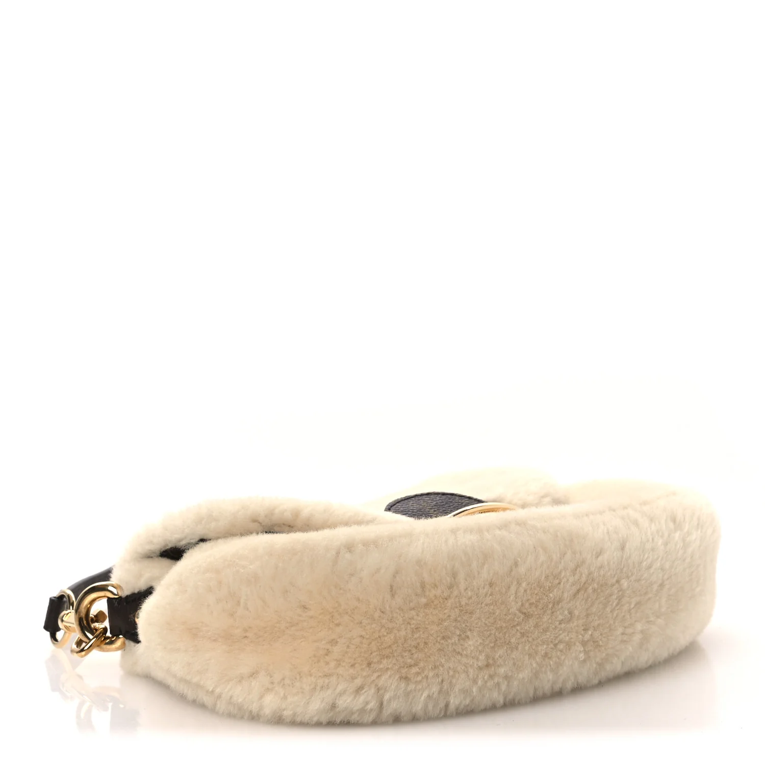 Shearling Monogram Sunset Cream