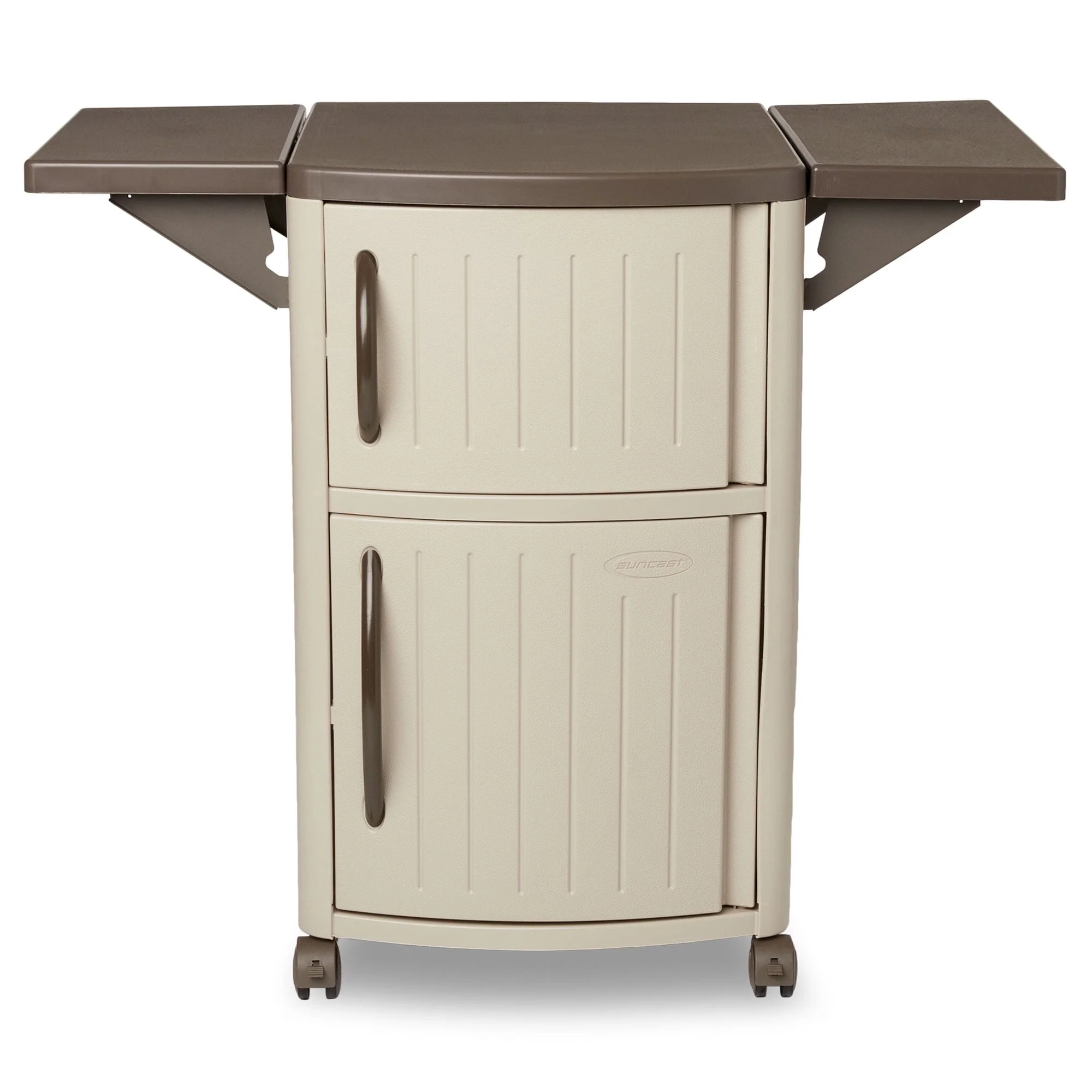 Suncast DCP2000 Portable Outdoor Prep Serving Grill Station Table and Cabinet Image 3