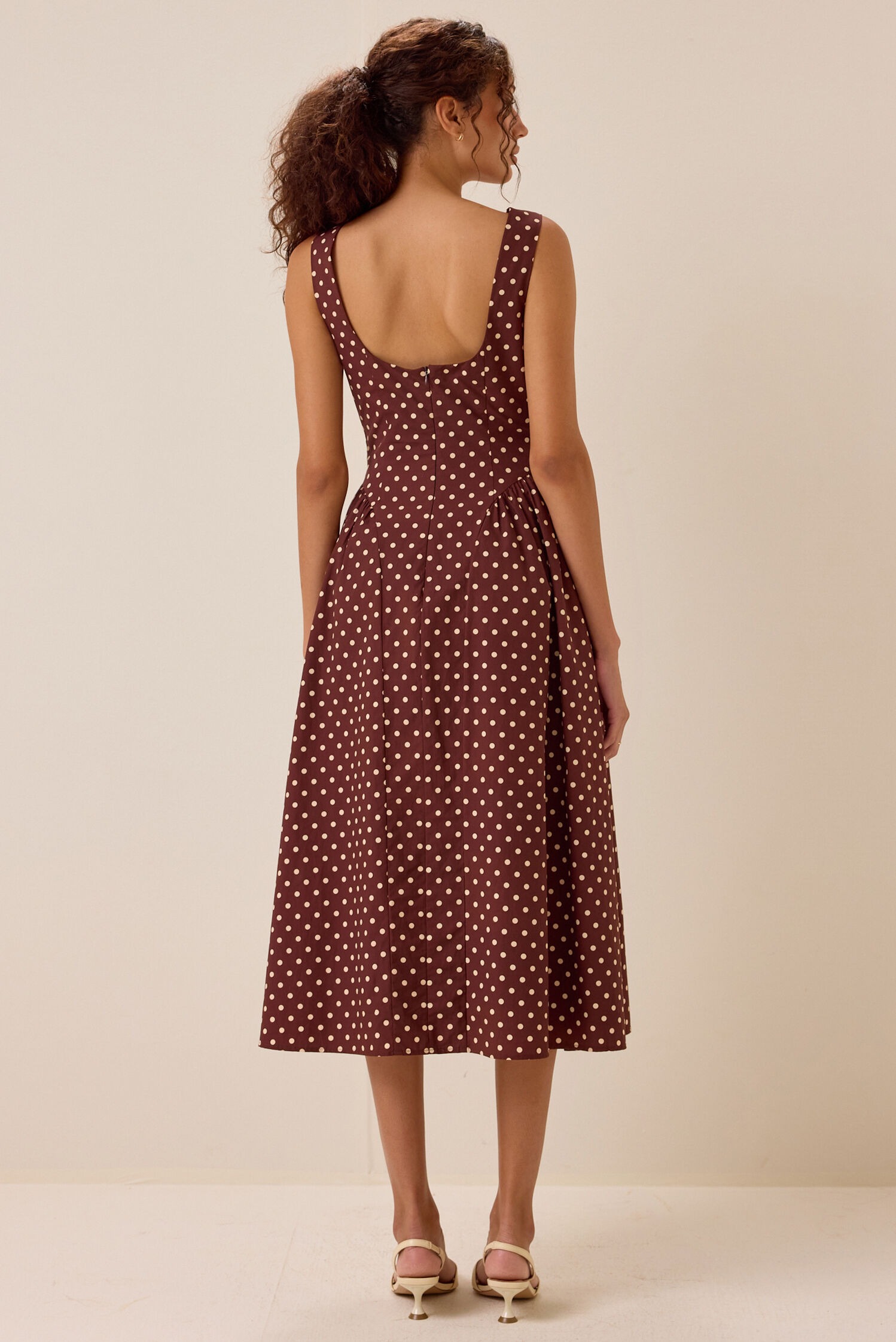 Cosette Square Neck Maxi Dress
