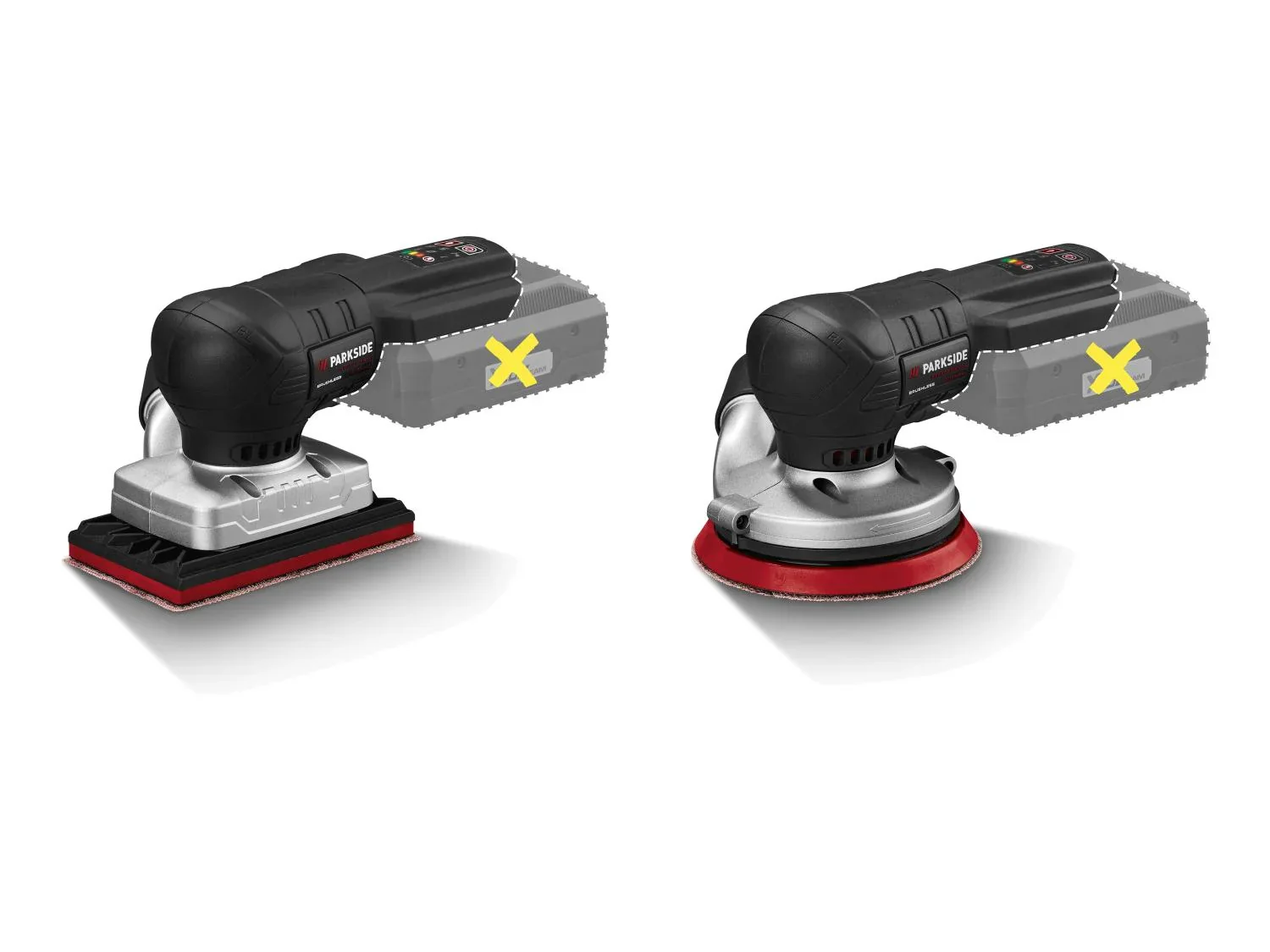 PARKSIDE PERFORMANCE Ponceuse vibrante sans fil PAMSP 20-Li A1
