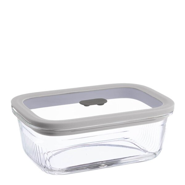 Clear Nest oppbevaringsboks 0,8L klar/lys grå