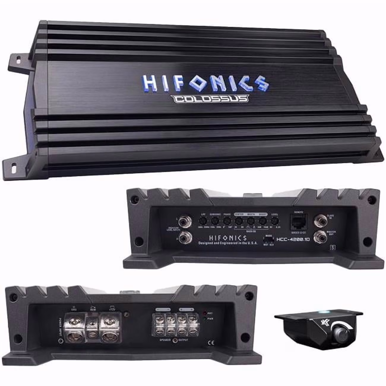 HCC-4200.1D 4200 Watts Mono Car Audio Amplifier COLOSSUS Classic Amp
