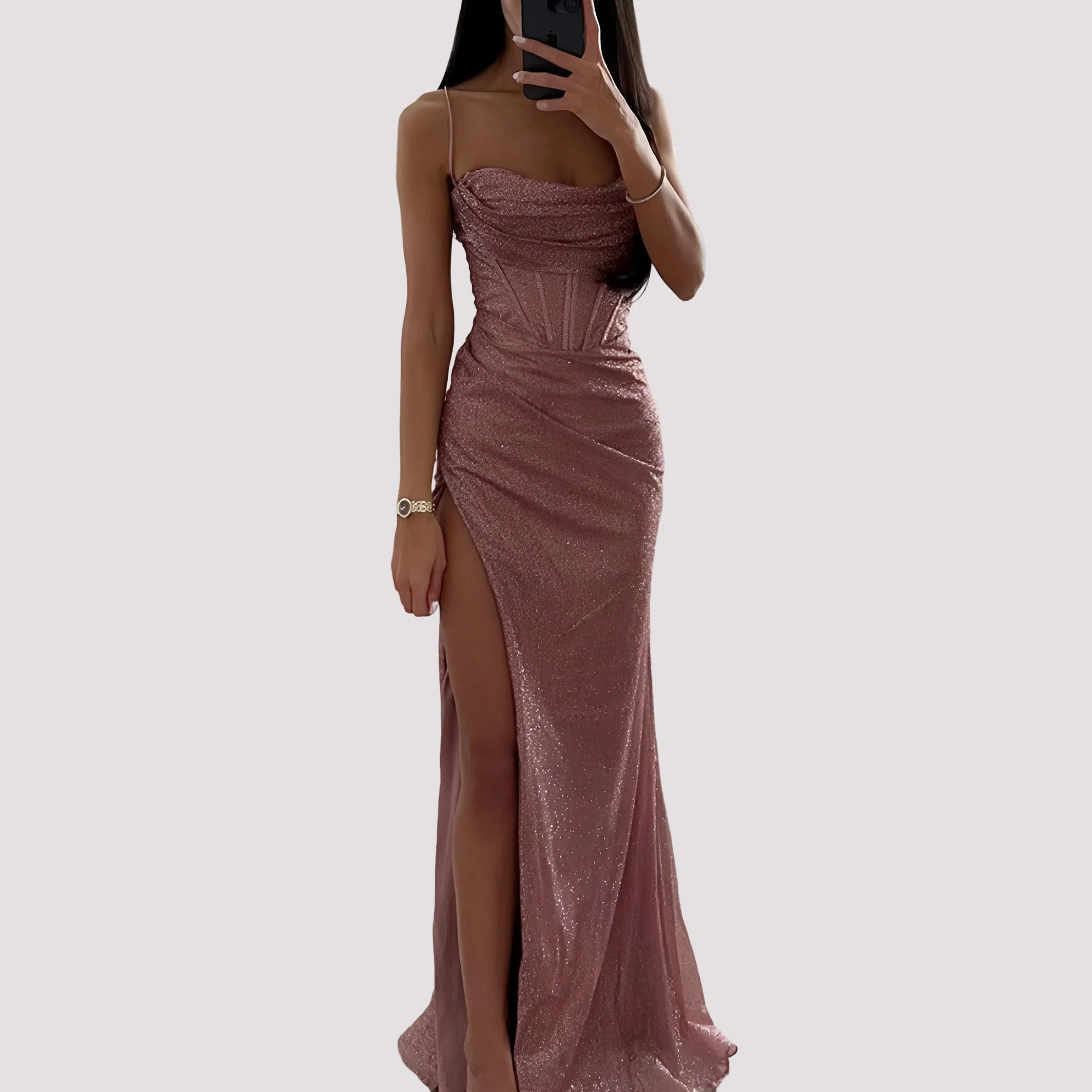 Bonnie - Robe Maxi Élégante avec Fente