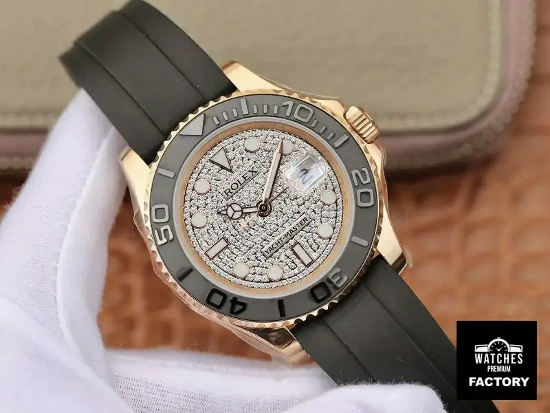 Rolex Yacht Master 116655 40mm Diamond Dial