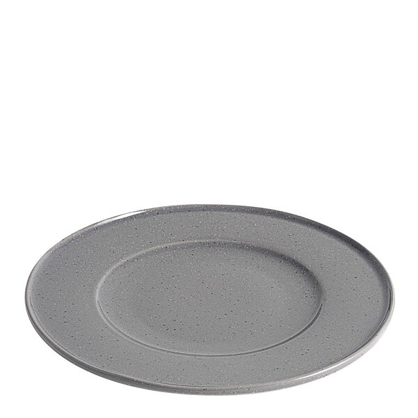 Granite asjett 23 cm grå