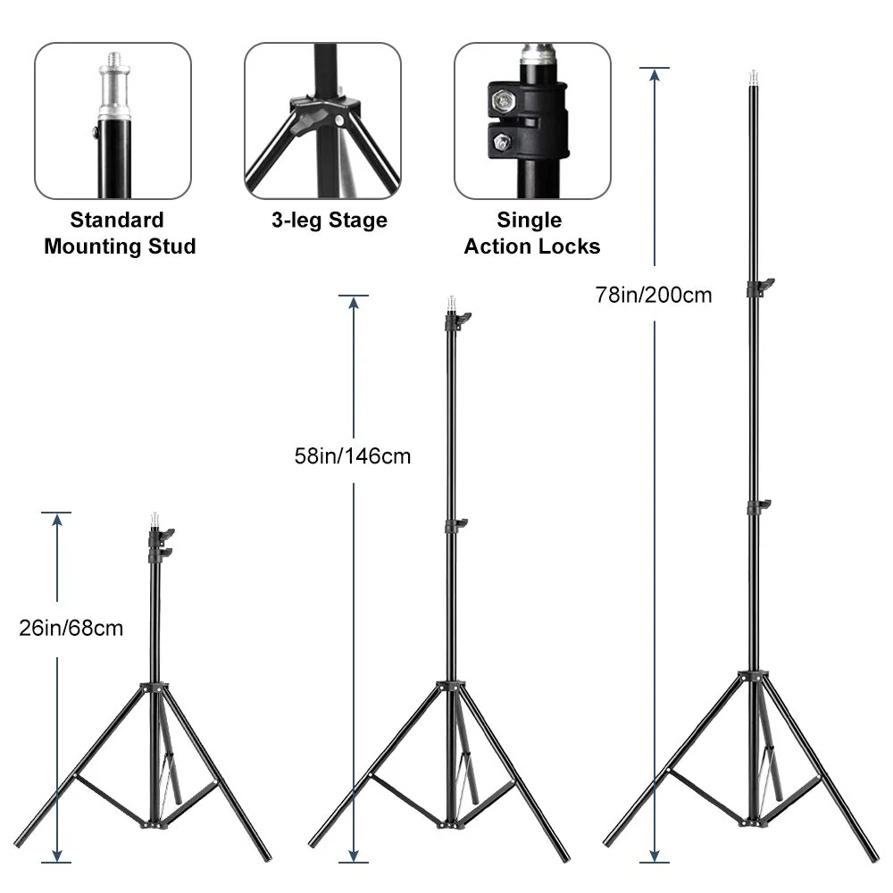 MOUNTDOG Softbox Lighting Kit. 2x19.7x27.5