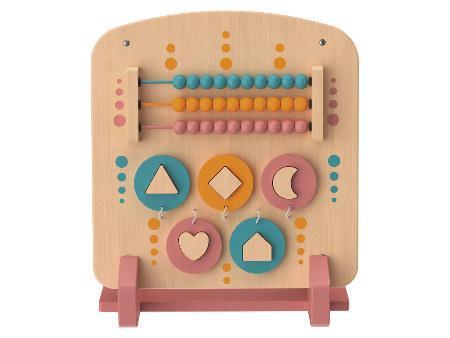 Playtive Jeu mural en bois vritable, 2 pices