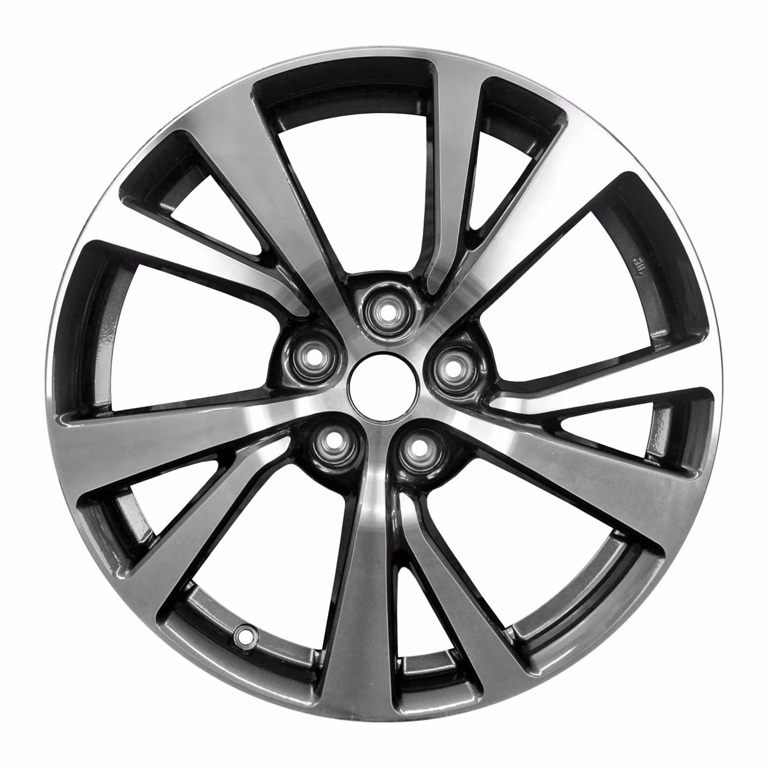 Remanufactured Machined and Painted Black Aluminum Wheel 18 x 8.5 fits 2016-2019 Nissan Maxima