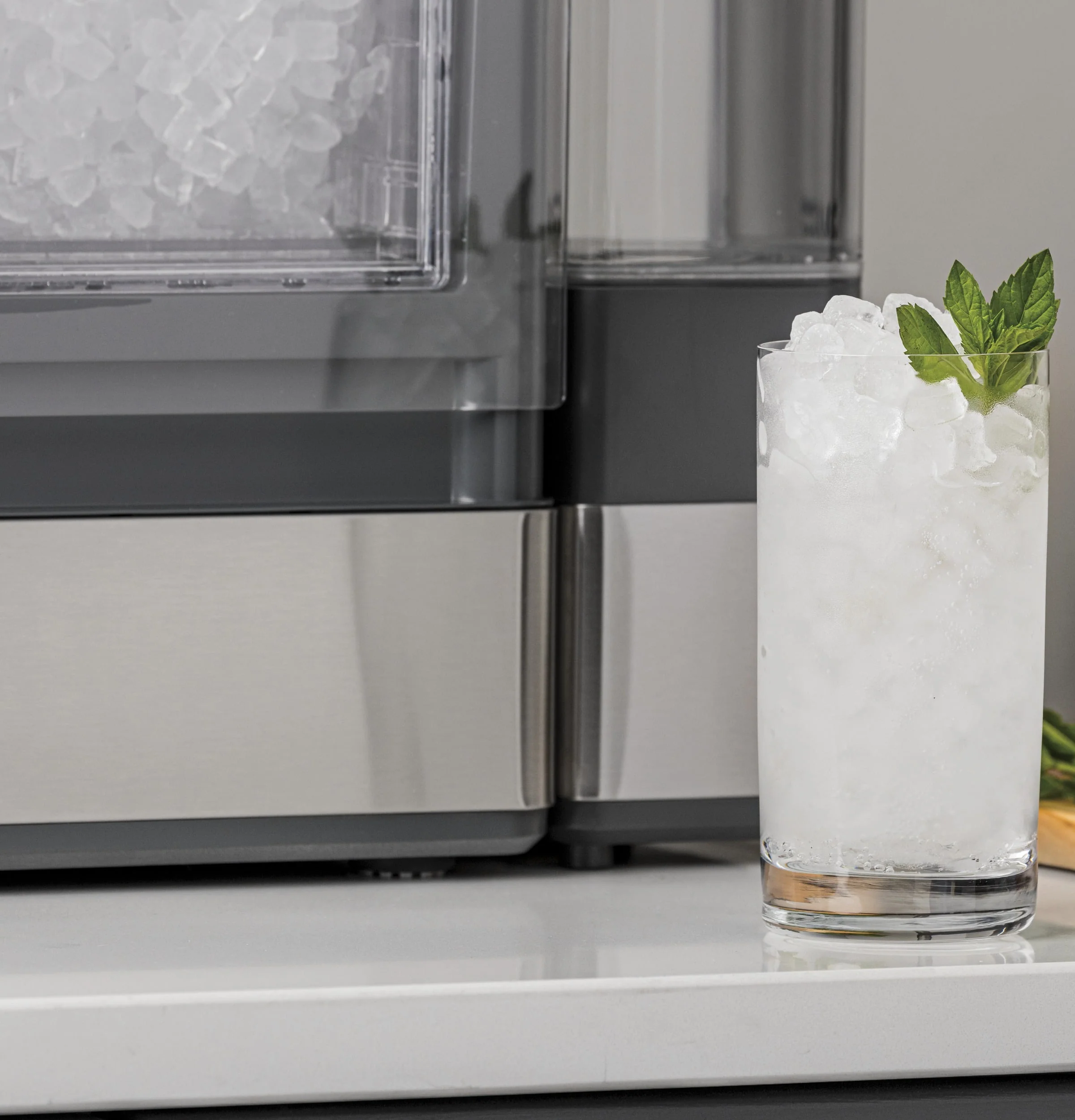 �?Opal�?Nugget Ice Maker with Side Tank, Countertop Icemaker, Stainless Steel - Image 8