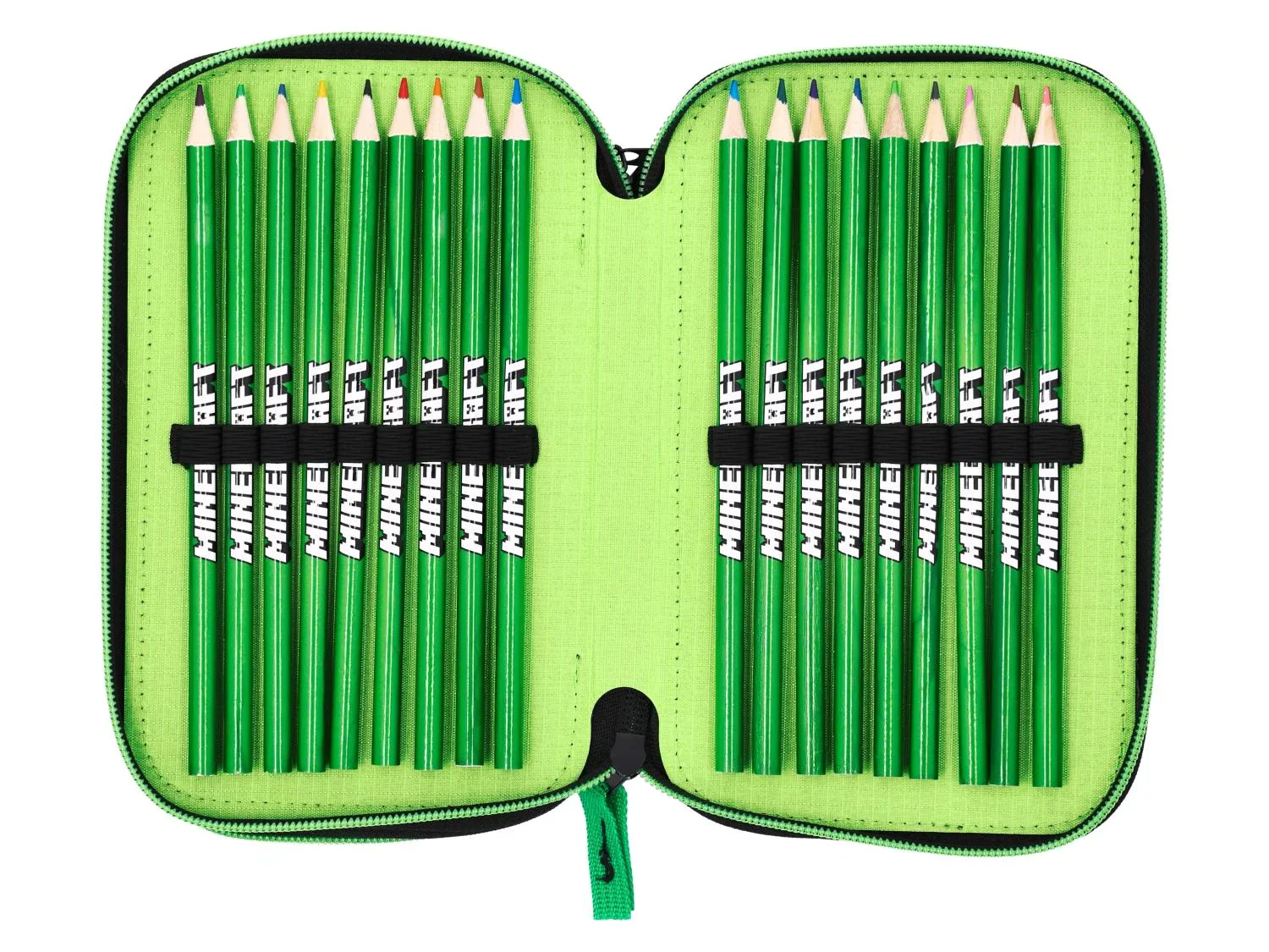 Minecraft Trousse  triple compartiment