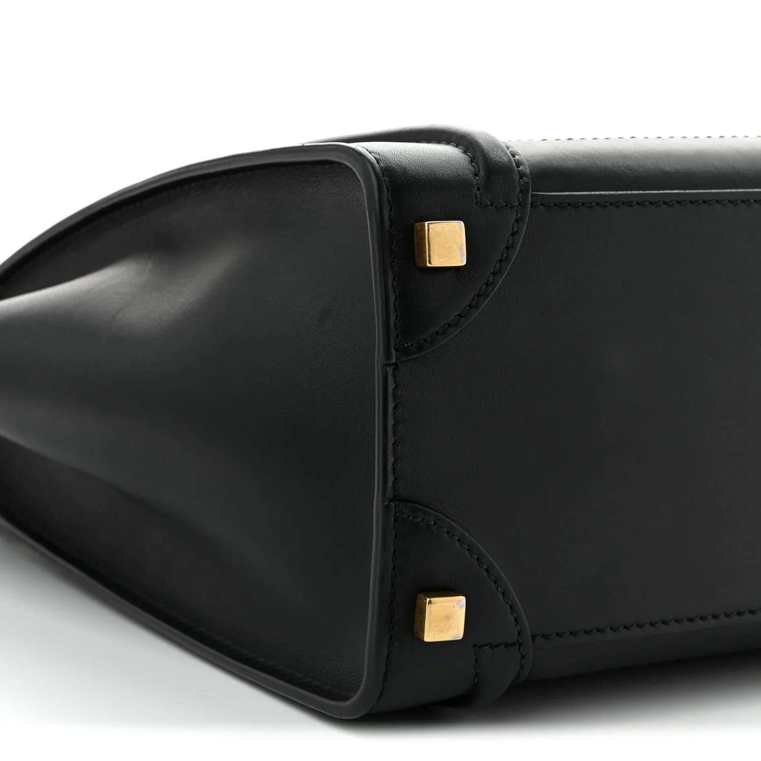 Smooth Calfskin Micro Luggage Black