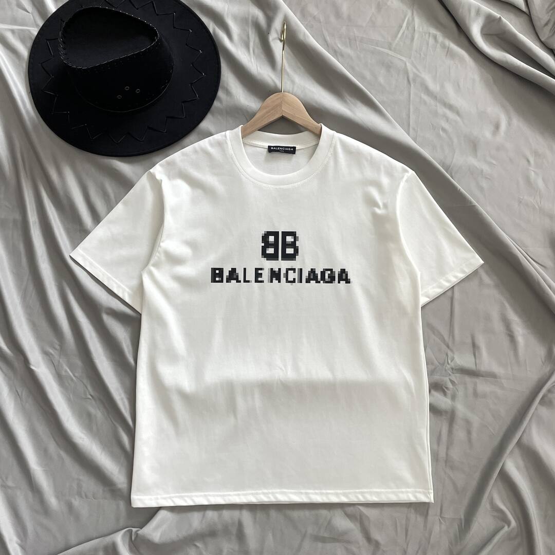 【BALENCIAGA】（バレンシアガ ）半袖 男女兼用半袖Tシャツ