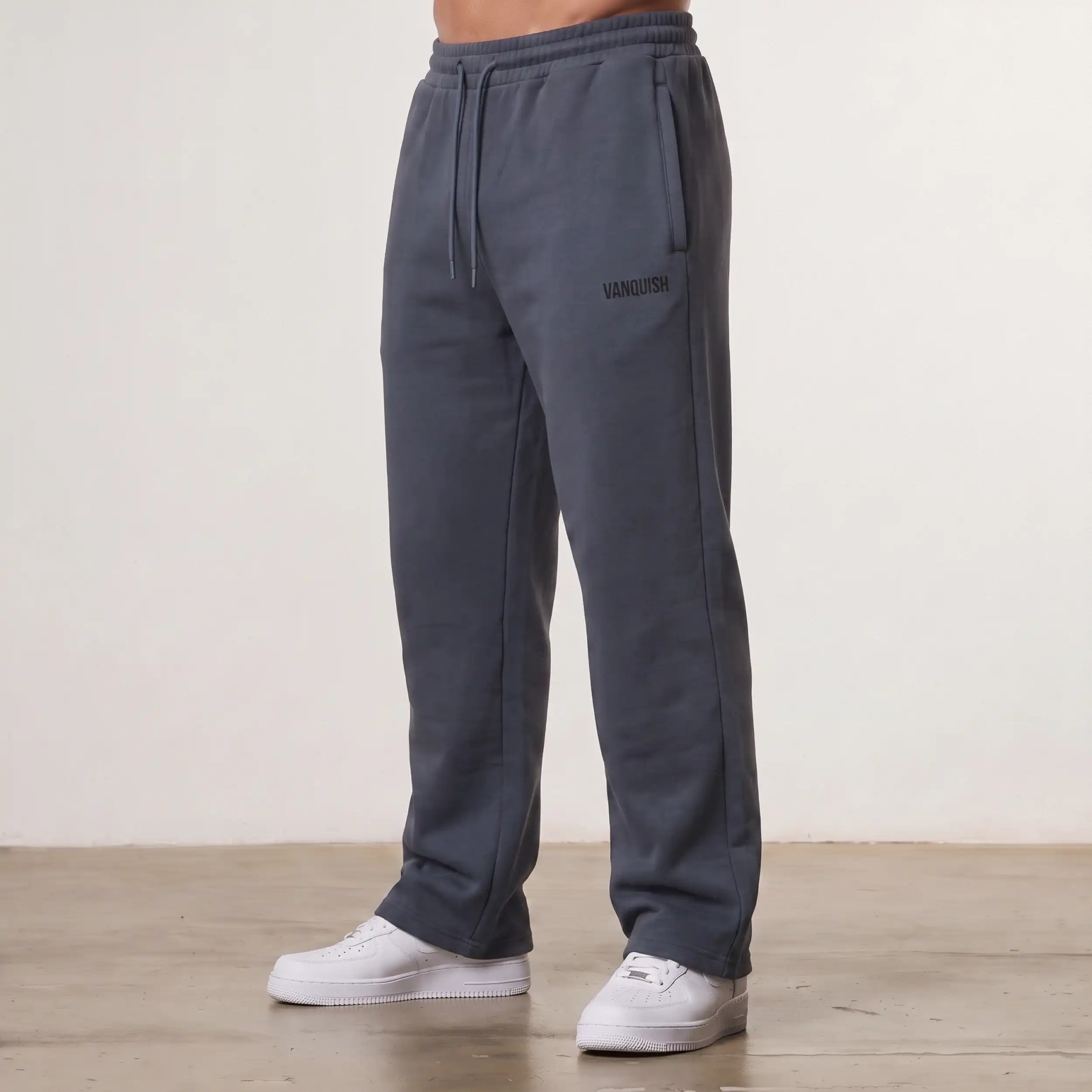 EVOLVE DARK GREY OVERSIZED HOODIE & STRAIGHT LEG SWEATPANTS SET