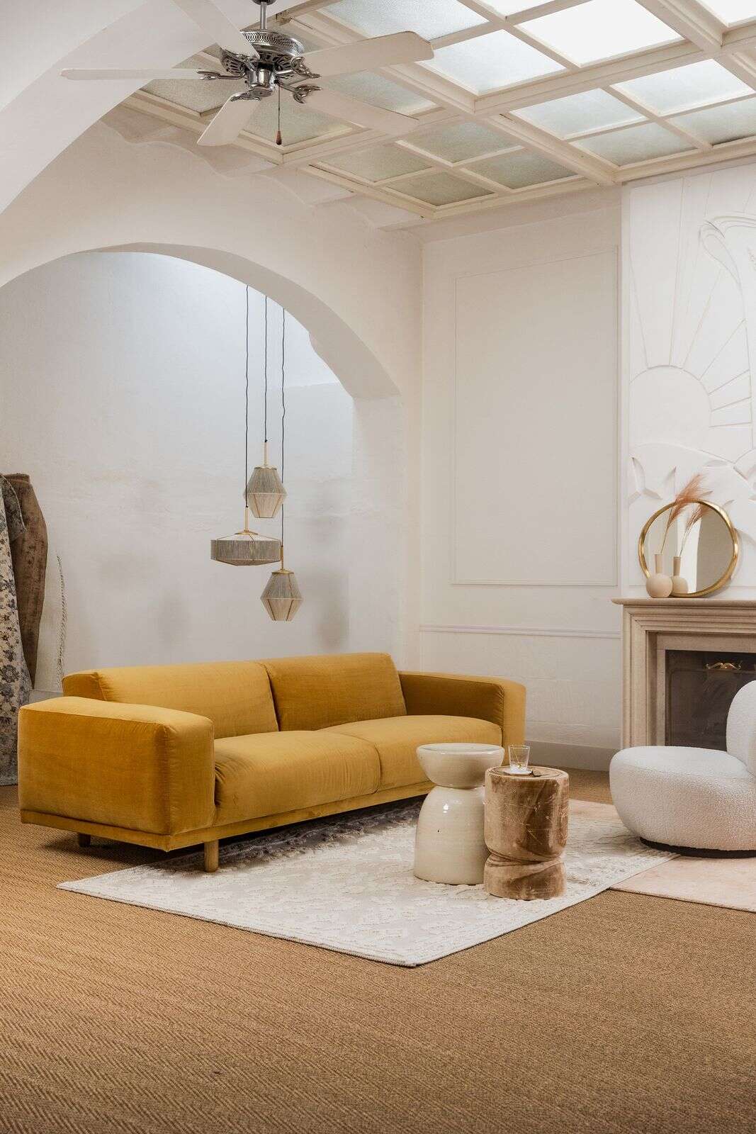 Sir hocker Dentro beige