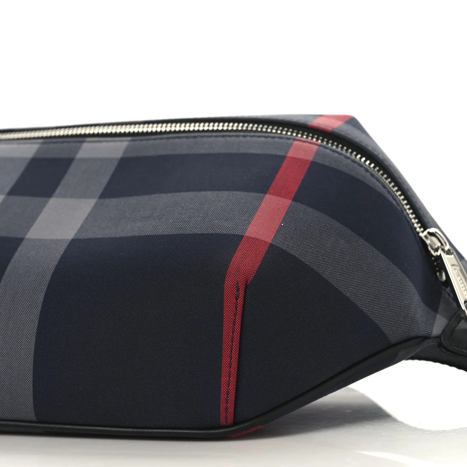House Check Sonny Bum Bag Navy Grey