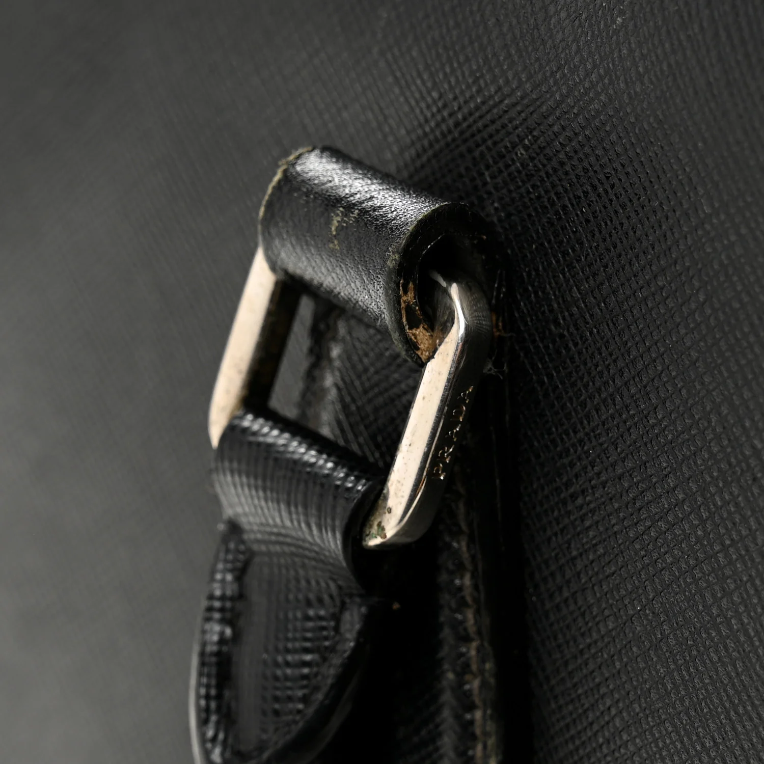 Saffiano Travel Briefcase Black