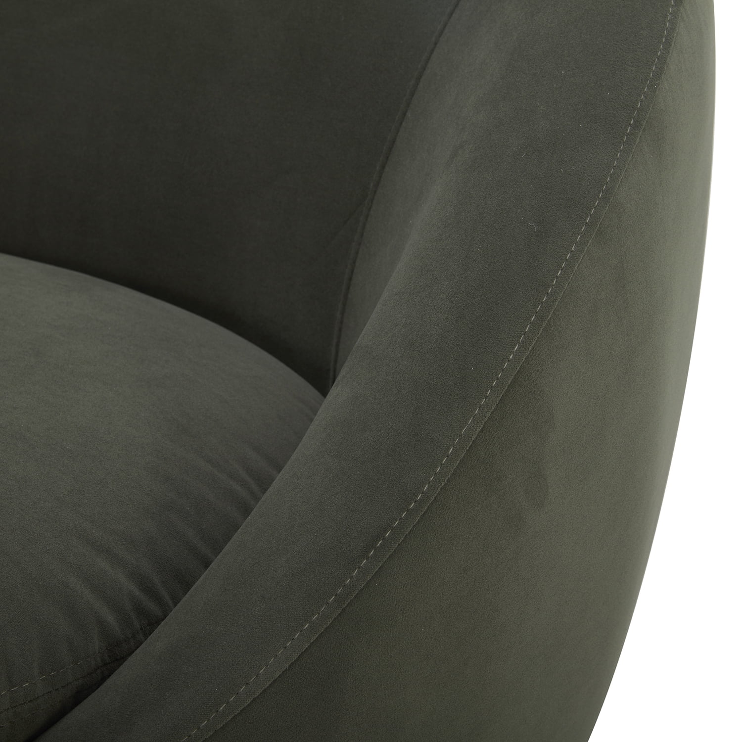 Better Homes & Gardens Mira Swivel Accent Chair, Cream Shearling