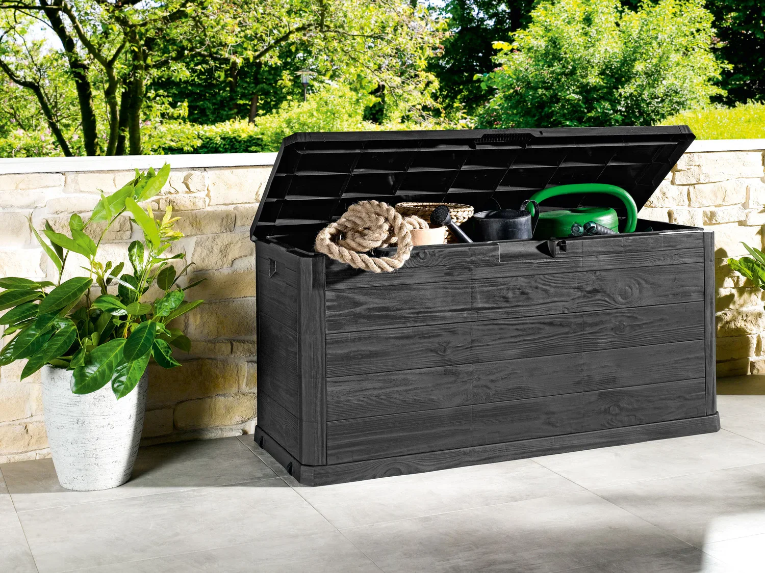 LIVARNO home Coffre de jardin, 270 L