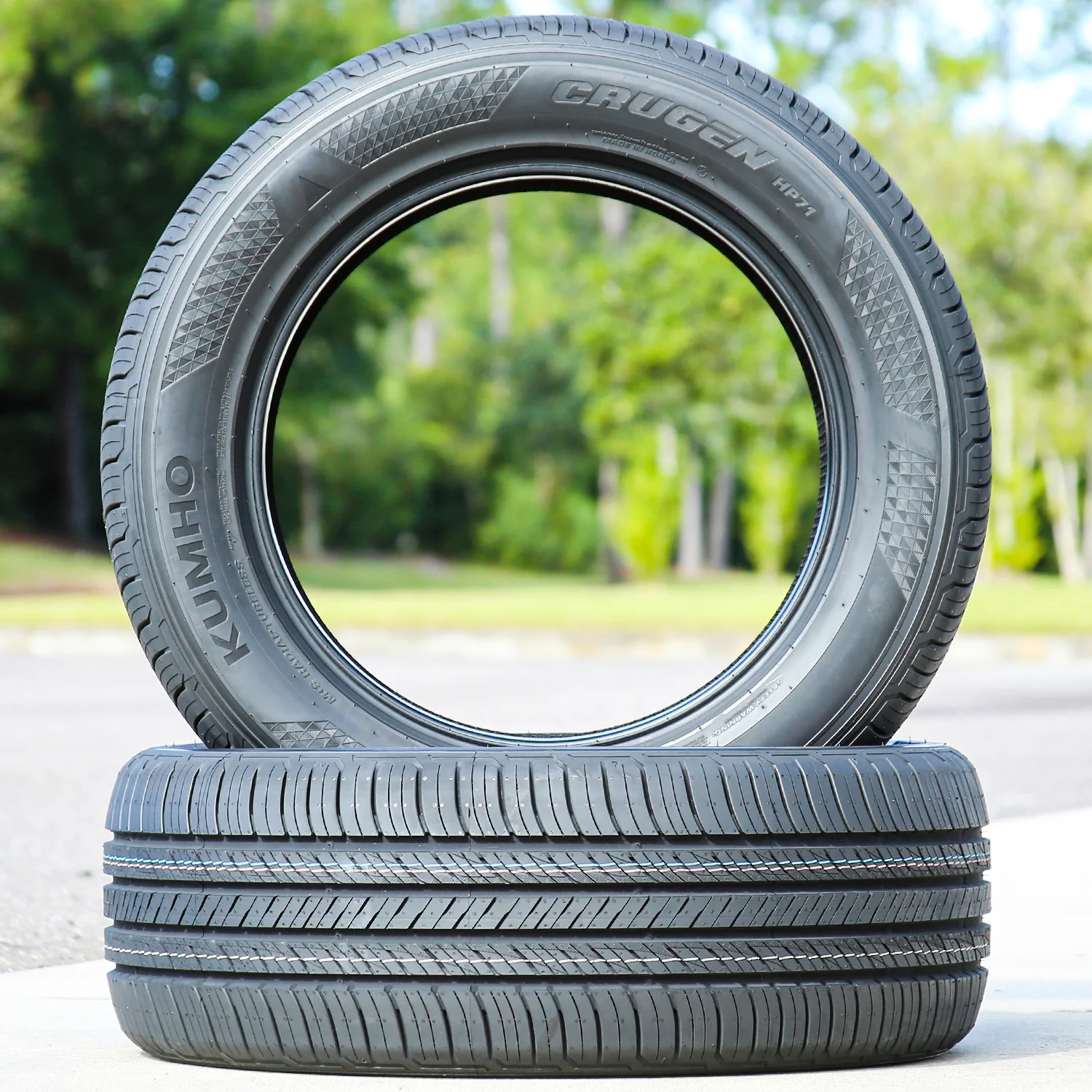 Set of 4 (FOUR) Kumho Crugen HP71 235/55R17 103V XL A/S All-Season Tires