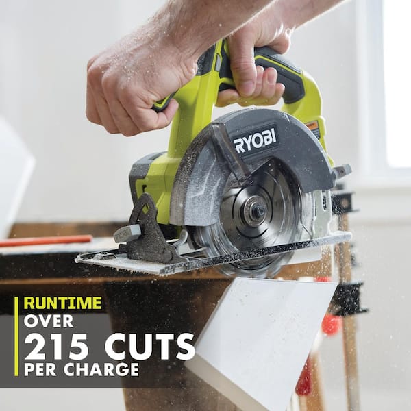 ONE+ 18V Cordless 6 Tool Combo Kit with 1 5 Ah Battery, 4 0 Ah Battery, and Charger Image 9
