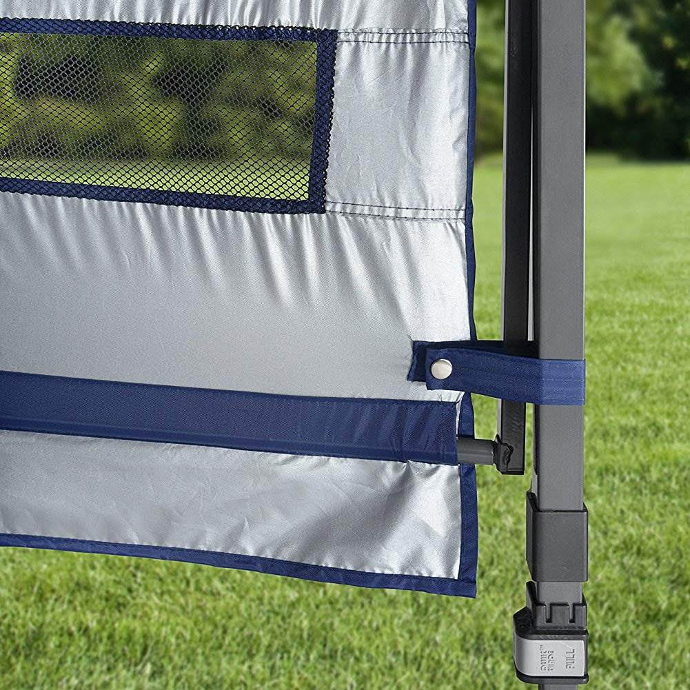"Summit X" 10 x 17 Foot Straight Leg Pop Up Instant Canopy, Taupe(Taupe) - Image 8
