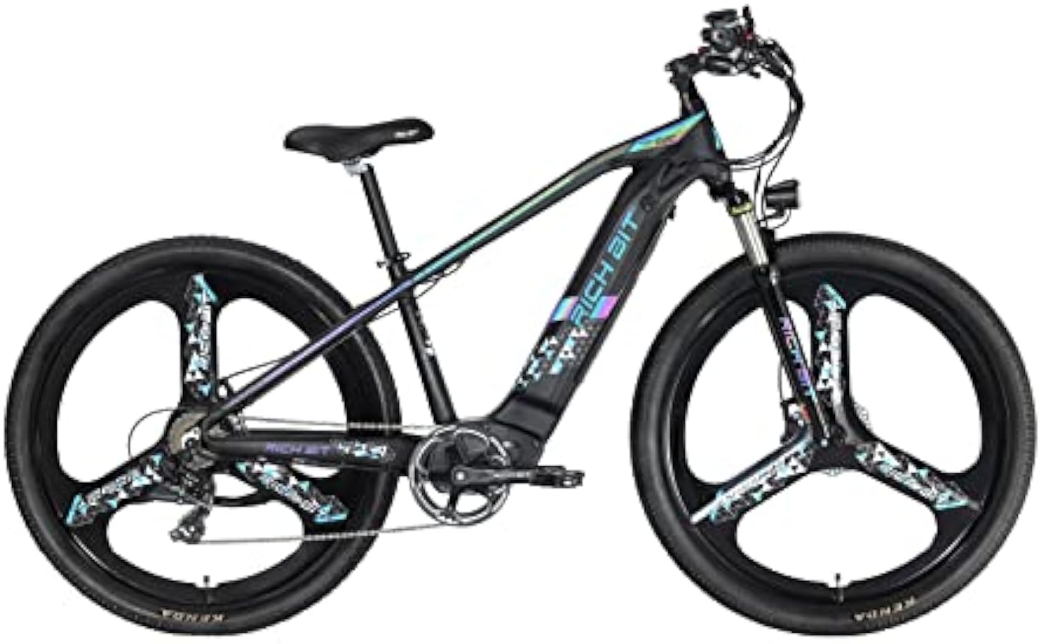 Vélo électrique, 48 V 10 Ah, 1000 W, 3 modes de conduite, idéal pour tous les terrains, pour adultes.