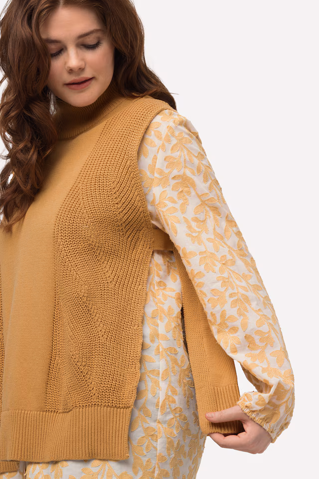 Eco Cotton Open Seam Sweater Vest