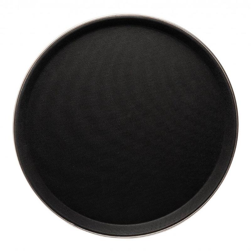Sigrid serveringsbrett antiskli 35,5 cm svart