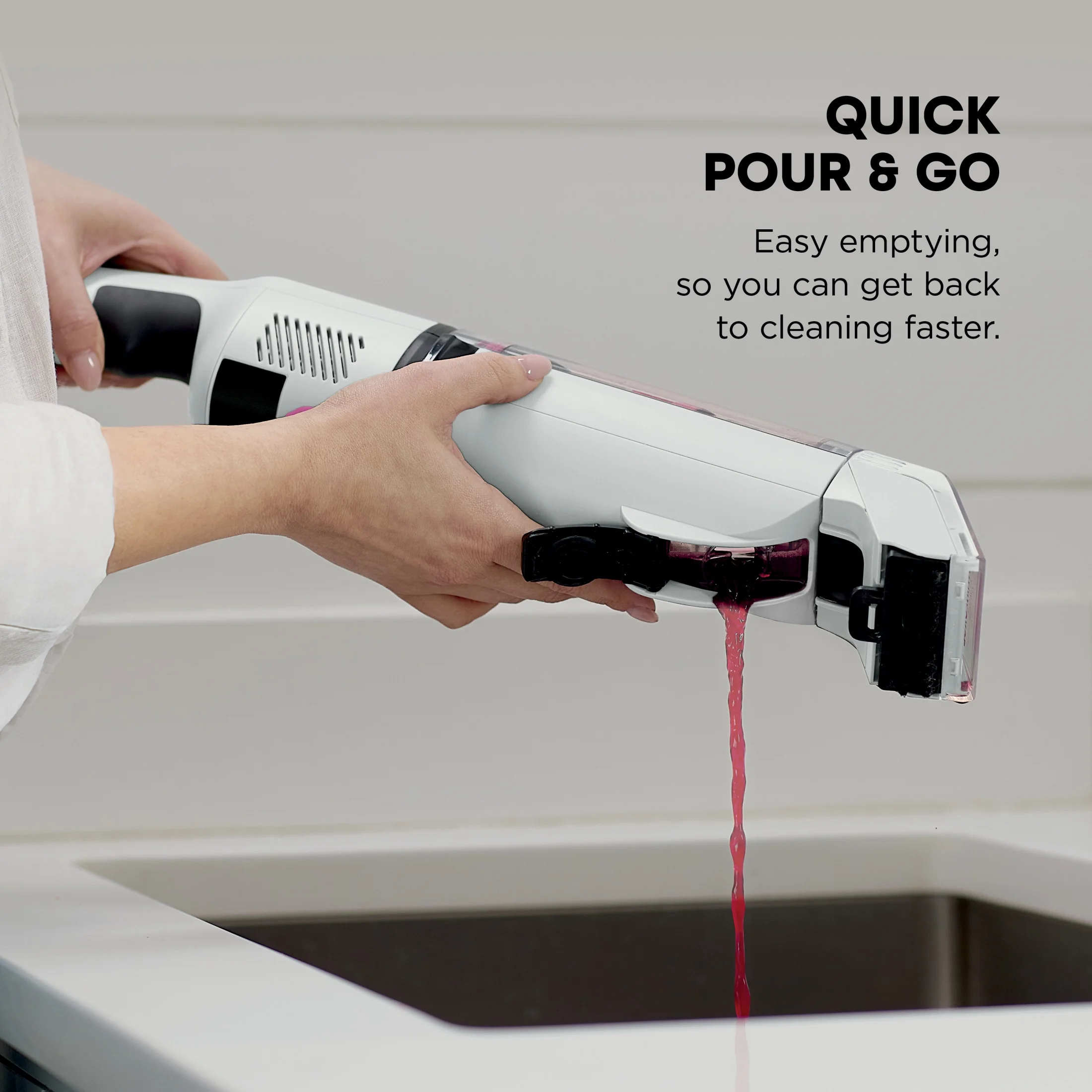 StainForce Cordless Portable Spot, Stain, Odor Remover System for Carpets, Area Rugs, Upholstery, Stairs, Cars, with Storage Caddy, and Full-Size Cleaning Solution, White, HX100 - Image 10