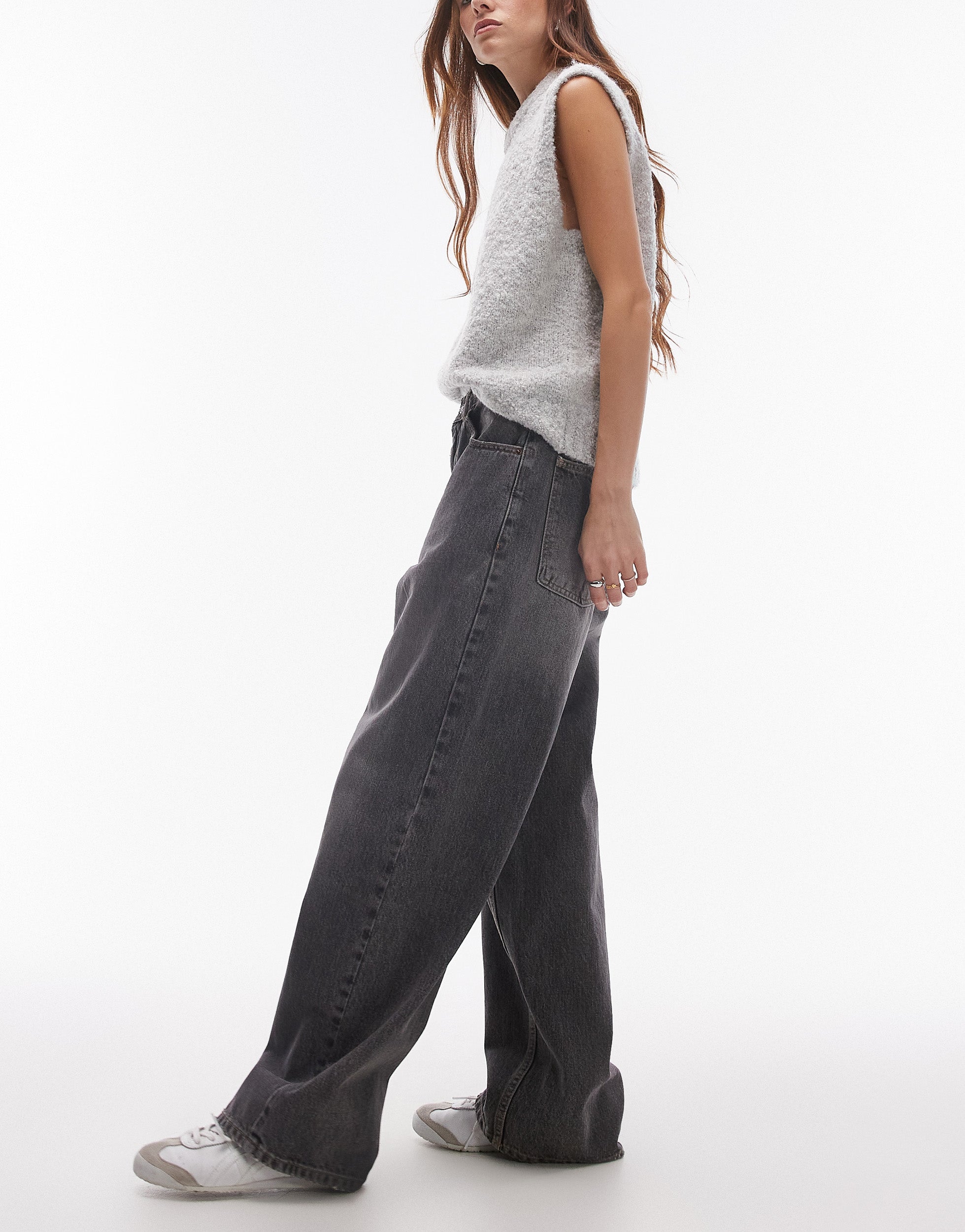 VERO MODA® TOPSHOP Low waist Wide Leg Fit Jeans