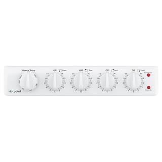 Cuisinière électrique autoportante blanche à 4 brûleurs de 51 cm (20 po)