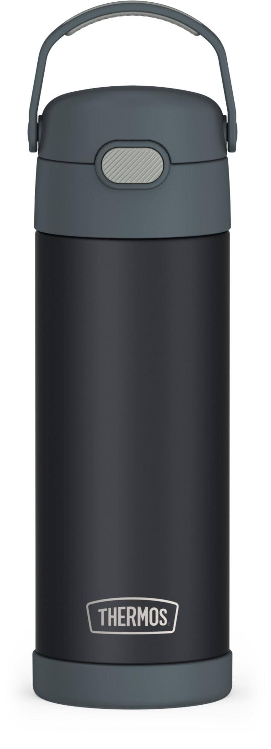 Thermos 16oz Stainless Steel Funtainer Water Bottle with Bail Handle - Charcoal Pearl