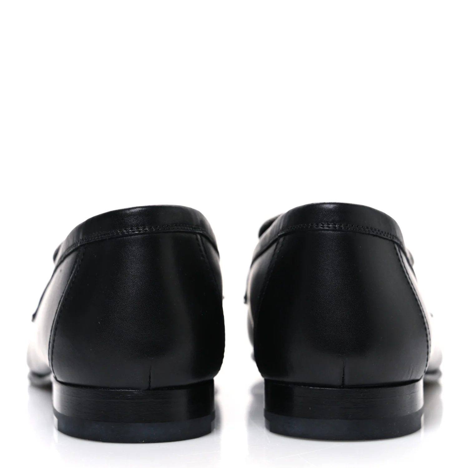 Toile De Coton Calfskin Womens Paris Loafers 37 Black Prunoir